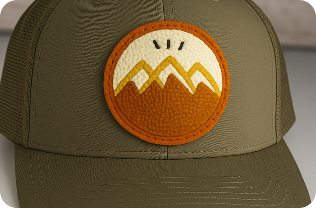 Custom made hat patches UK
