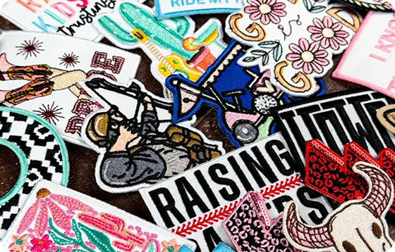 custom made iron on patches uk